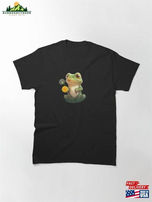 Dandelion Frog Cute Sticker Classic T-Shirt Sweatshirt