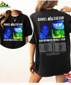 Daniel Caesar Superpowers World Tour 2023 Shirt Band Fan Concert Hoodie Unisex