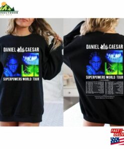 Daniel Caesar Superpowers World Tour 2023 Shirt Band Fan Concert Hoodie Unisex