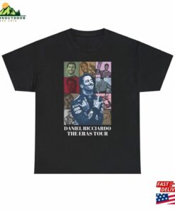 Daniel Ricciardo Eras Tour Double Sided Unisex T Shirt F1 Graphic Tee Sweatshirt Classic 2