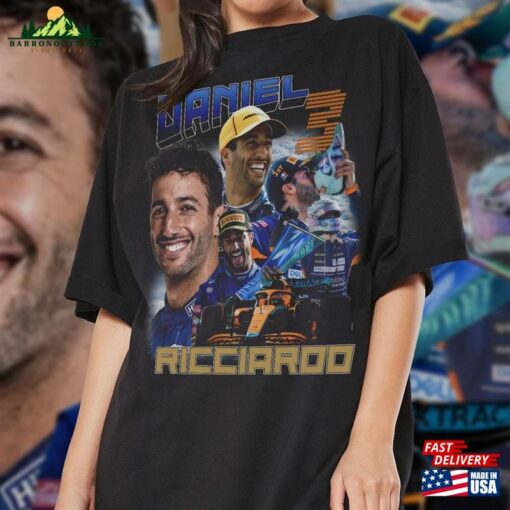 Daniel Ricciardo Racing T-Shirt World Tour 2023 Vintage Shirt Sweatshirt Hoodie