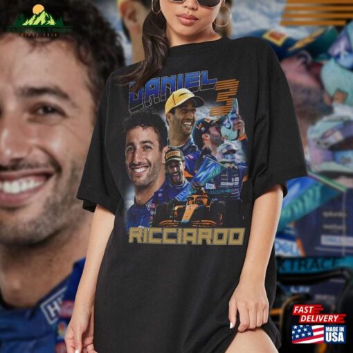 Daniel Ricciardo Racing T-Shirt World Tour 2023 Vintage Shirt Sweatshirt Hoodie