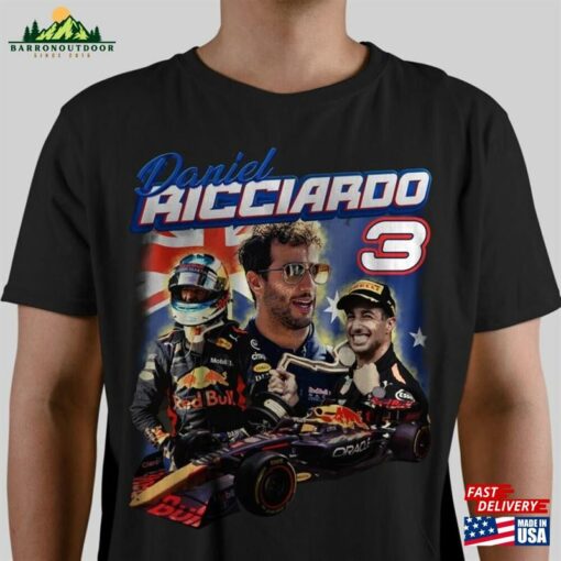 Daniel Ricciardo Red Bull Formula One Racing Vintage 90S Bootleg Unisex T-Shirt Grand Prix F1 Tee Sweatshirt