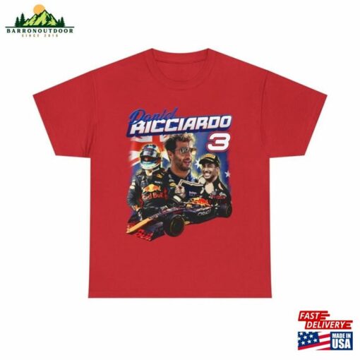 Daniel Ricciardo Red Bull Formula One Racing Vintage 90S Bootleg Unisex T-Shirt Grand Prix F1 Tee Sweatshirt