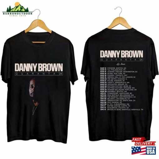 Danny Brown 2024 Tour Shirt 2023 Concert Fan Hoodie Classic