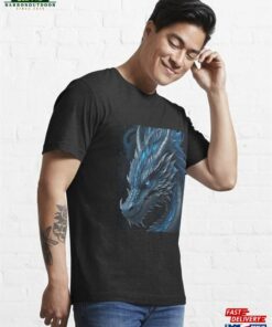Dark Silver Blue Head Dragon Essential T-Shirt Sweatshirt Unisex 2 Dark Silver Blue Head Dragon Essential T Shirt Sweatshirt Unisex 3