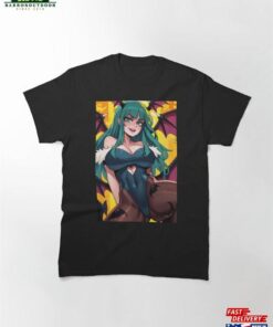 Darkstalkers Morrigan Aensland Classic T Shirt Sweatshirt 1