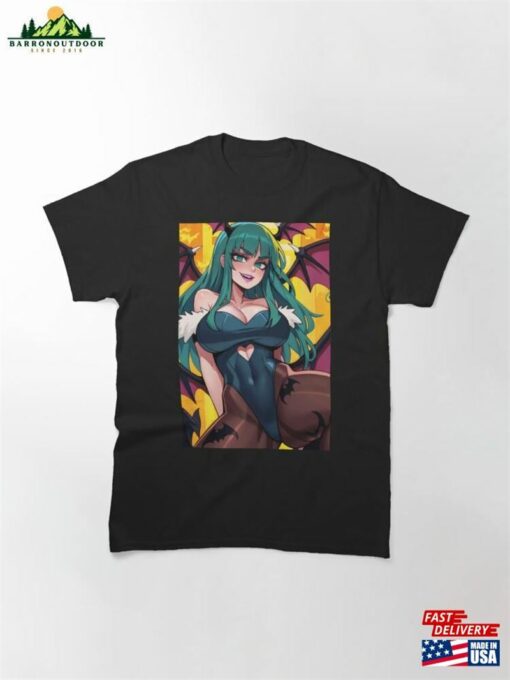 Darkstalkers Morrigan Aensland Classic T-Shirt Sweatshirt