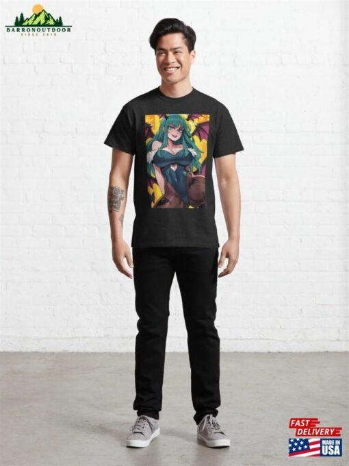 Darkstalkers Morrigan Aensland Classic T-Shirt Sweatshirt