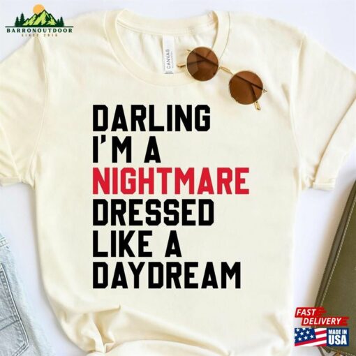 Darling I’m A Nightmare Dressed Like Daydream Shirt Blank Space Taylor Concert Tee Tour Merch T-Shirt Gift For Music Lovers Hoodie Classic