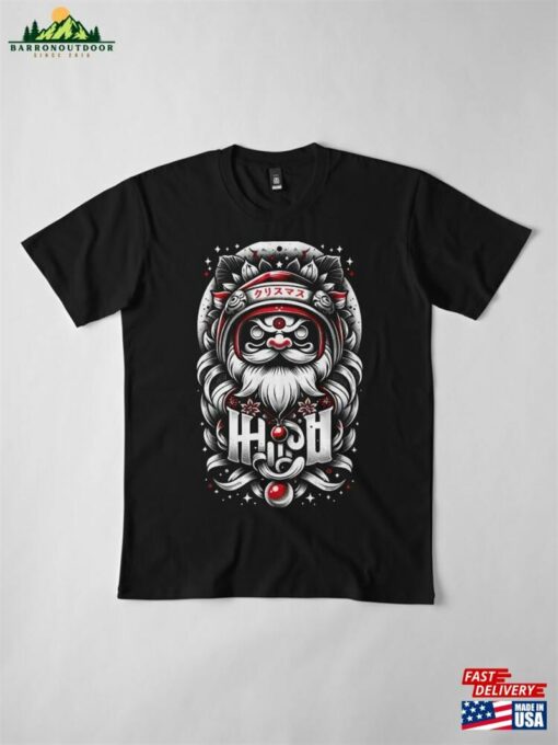 Daruma Sacred Evil Christmas Hoho Premium T-Shirt Sweatshirt Unisex