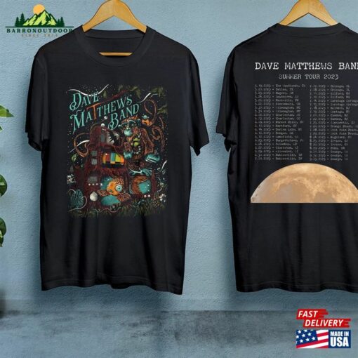 Dave Matthews Band 2023 Tour T-Shirt Dmb Shirt Concert Hoodie