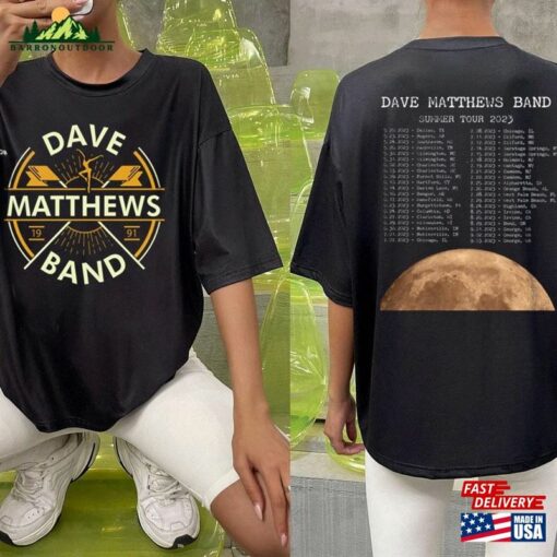 Dave Matthews Band 2023 Tour T-Shirt Dmb Shirt Concert Hoodie Classic