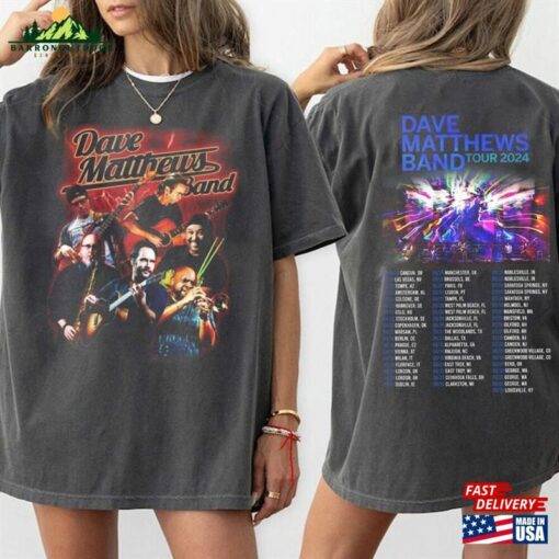 Dave Matthews Band Tour 2024 Shirt Summer Dmb Merch Classic Unisex