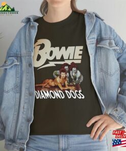 David Bowie Diamond Dogs Album Cover T-Shirt All Sizes S 5Xl Hard Rock Vintage Unisex Heavy Cotton Tee Hoodie Sweatshirt