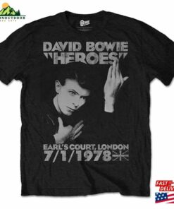 David Bowie Heroes Earls Court 1978 Crew Neck Soft Style Cotton Tee A Rock Off Officially Licensed Product Unisex Adult Sizes Sweatshirt Hoodie David Bowie Heroes Earls Court 1978 Crew Neck Soft Style Cotton Tee A Rock Off Officially Licensed Product Unisex Adult Sizes Sweatshirt Hoodie
