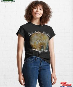 Dazzling Countdown New Year’s Wishes Amp Midnight Kisses With Gold Disco Ball 2024 Classic T-Shirt Unisex