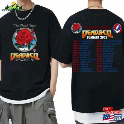 Dead And Company The Final Summer Tour Tshirt Co 2023 Fan Lovers Shirt T-Shirt Unisex