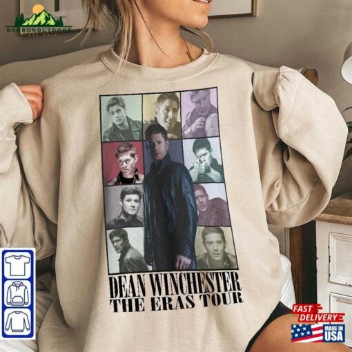 Dean Winchester Music Shirt The Eras Tour New T-Shirt 2023 Ticket Album Png Sweatshirt Hoodie Classic