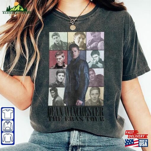 Dean Winchester Music Shirt The Eras Tour New T-Shirt 2023 Ticket Album Png Sweatshirt Hoodie Classic