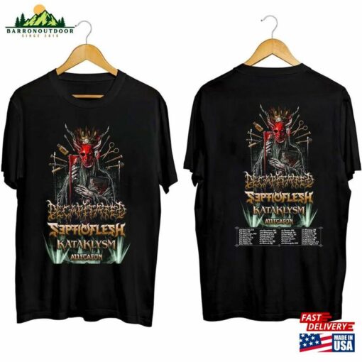 Decapitated And Septicflesh 2024 Tour Shirt Fan Concert Classic Unisex