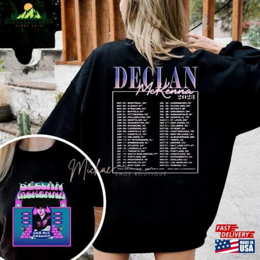 Declan Mckenna The Big Return 2023 Tour Double Sided Sweatshirt Fan T-Shirt Hoodie Classic