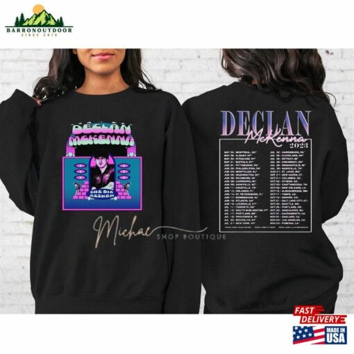 Declan Mckenna The Big Return 2023 Tour Double Sided Sweatshirt Fan T-Shirt Hoodie Classic