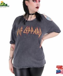Def Leppard Cold Shoulder Oversized T Shirt Unisex Classic 4