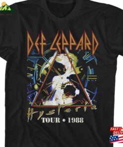Def Leppard Hysteria Tour 1988 Rock And Roll Music Shirt Hoodie Unisex