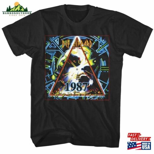 Def Leppard Hysteria World Tour 1987 Adult T-Shirt Sweatshirt