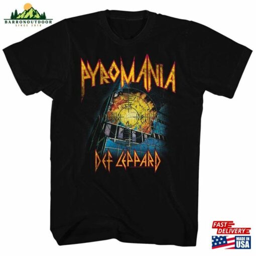 Def Leppard It’s On Fire Black Adult T-Shirt Hoodie Sweatshirt