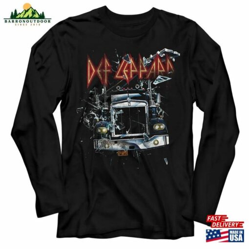 Def Leppard On Through The Glass Black Shirt Classic Sweatshirt