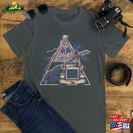 Def Leppard Trucker Logo Adult T-Shirt Unisex