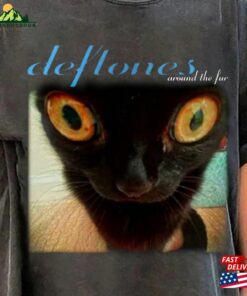 Deftones Around The Fur Cat Band Shirt Vintage Black Men Tee Sweatshirt T Shirt 3