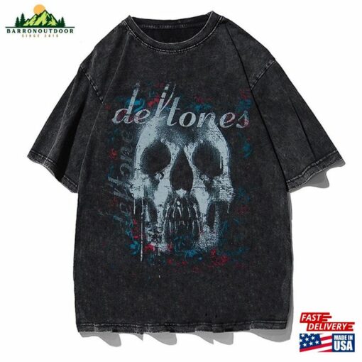 Deftones Grunge 90S Baggy Y2k Skull Print Shirt Unisex Sweatshirt