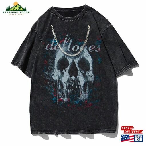 Deftones Grunge 90S Baggy Y2k Skull Print Shirt Unisex Sweatshirt