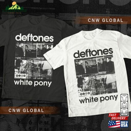 Deftones Music Shirt White Pony Album Tee 3 Tour Concert 2023 Merch Classic Hoodie