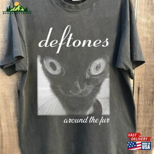 Deftones Rock Shirt Album Around The Fur Band Music Tour 2023 Unisex Sweatshirt