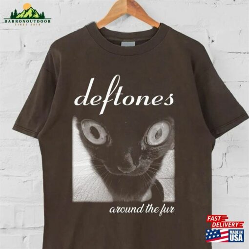 Deftones Rock Shirt Album Around The Fur Band Music Tour 2023 Unisex Sweatshirt