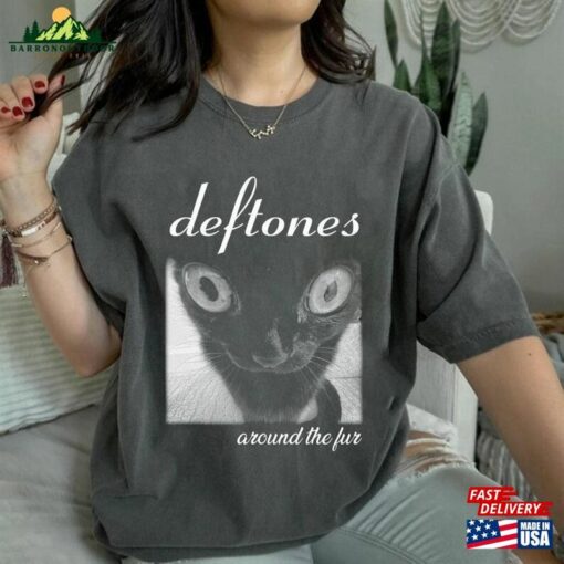 Deftones Rock Shirt Album Around The Fur Band Music Tour 2023 Unisex Sweatshirt