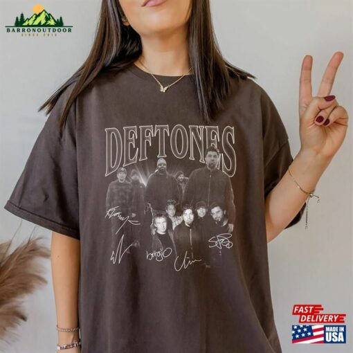 Deftones T-Shirt Signatures Shirt Vintage Tee Classic