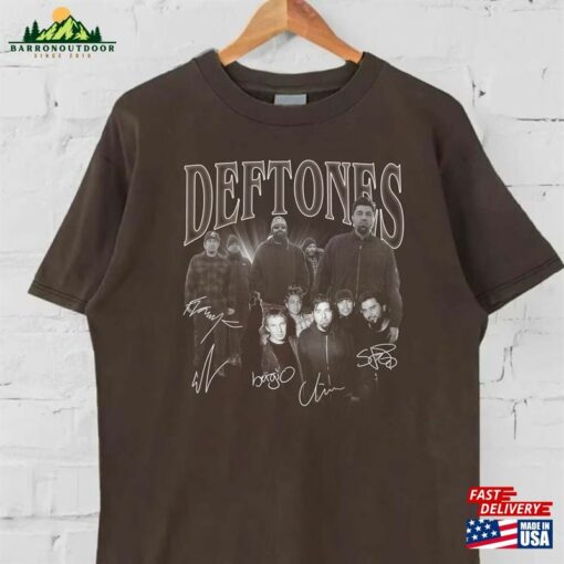 Deftones T-Shirt Signatures Shirt Vintage Tee Classic