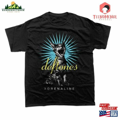 Deftones Unisex T-Shirt Adrenaline Tee Chino Moreno Merch Hoodie