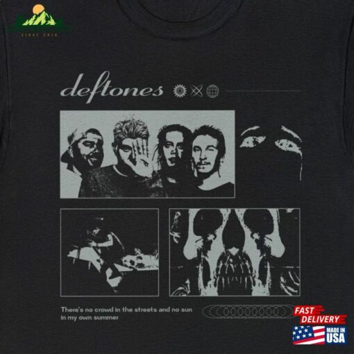 Deftones Vintage Shirt Limited T-Shirt White Pony Unisex Classic