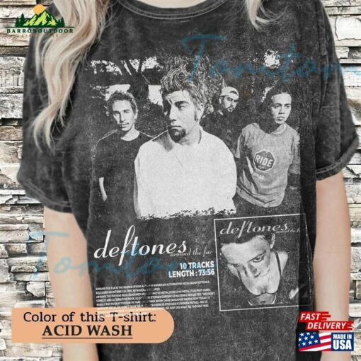 Deftones Vintage Wash Oversized Shirt Sweatshirt T-Shirt