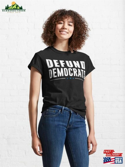 Defund Democrats Anti Liberal Classic Hoodie