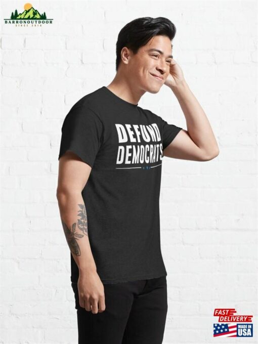 Defund Democrats Anti Liberal Classic Hoodie