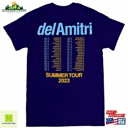 Del Amitri 2023 Drunk In Glasgow Concert Double Sides Unisex Tee Shirt Rock Hoodie