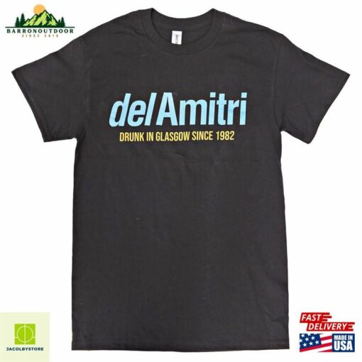 Del Amitri 2023 Drunk In Glasgow Concert Double Sides Unisex Tee Shirt Rock Hoodie