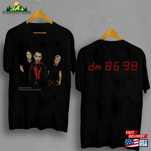 Depeche M0de 1998 The Singles Tour New Black Us Shirt Unisex Sweatshirt